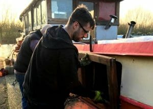 Barry on boat restoration